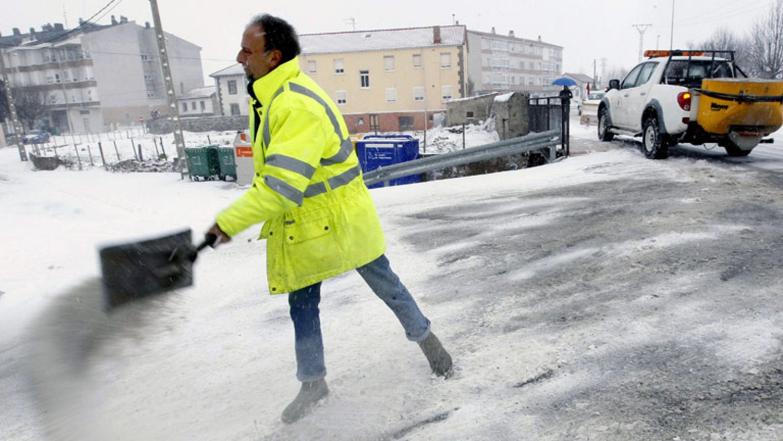 Frío y nieve hoy en el norte de España