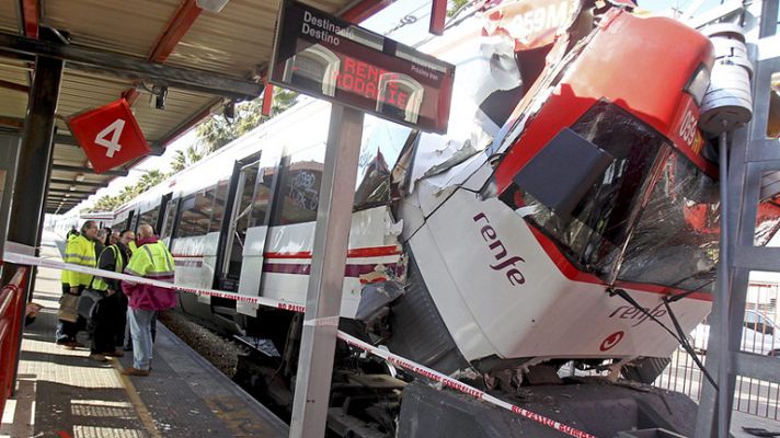 La mañana - Accidente ferroviario en Mataró