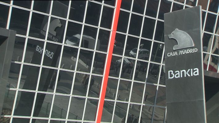 Telediario 1 - Bankia presenta sus resultados