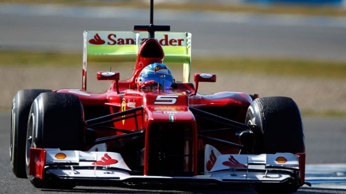 Telediario 1 - Alonso lidera en Jerez