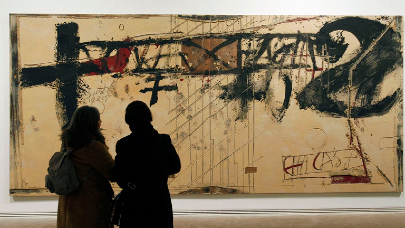 Homenaje a Antoni Tàpies en Barcelona