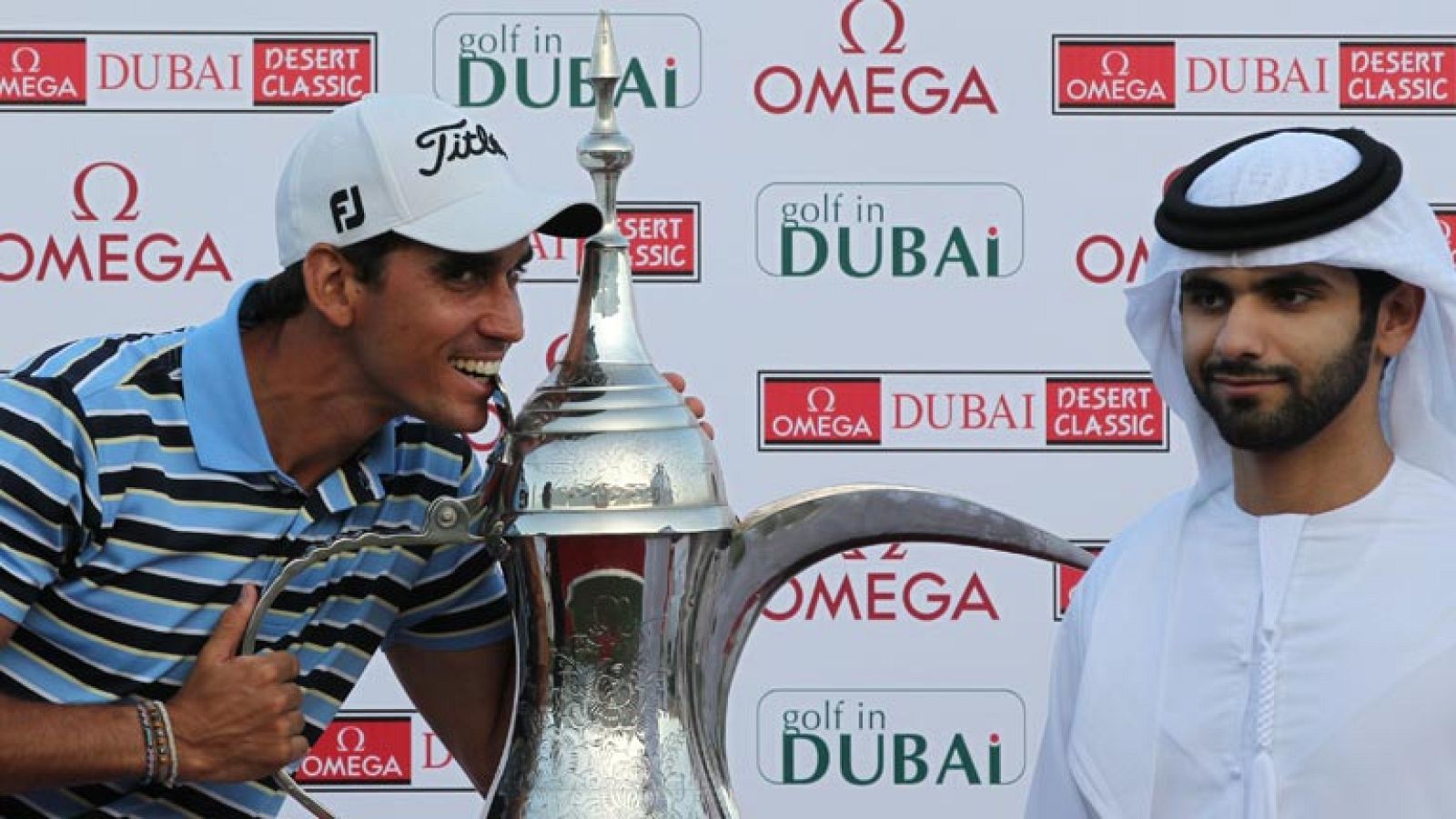 El golfista Cabrera-Bello se hace con el torneo de Dubai | Ver