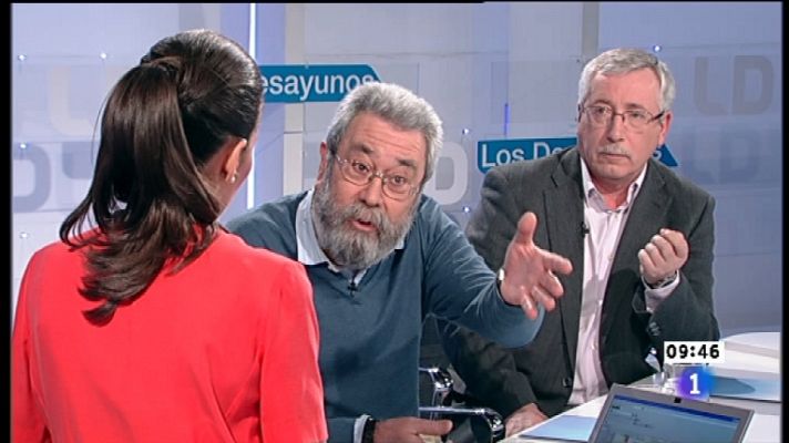 Los desayunos - Cándido Méndez e Ignacio Fdez. Toxo