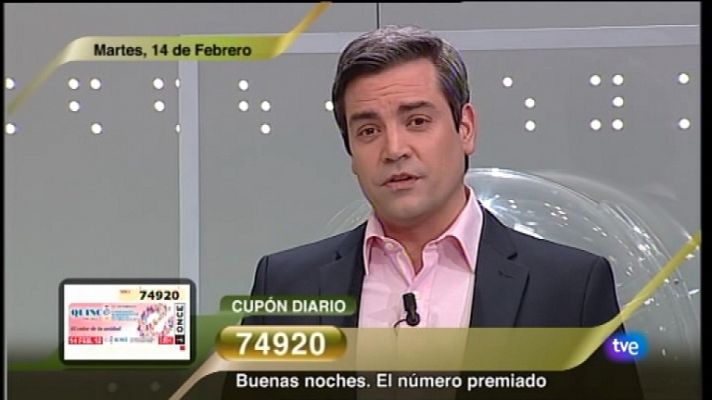 Sorteos ONCE - Sorteo ONCE - 14/02/12