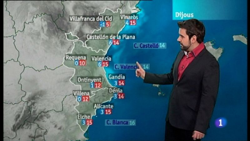 El tiempo en la Comunidad Valenciana - 15/02/12 - Ver ahora