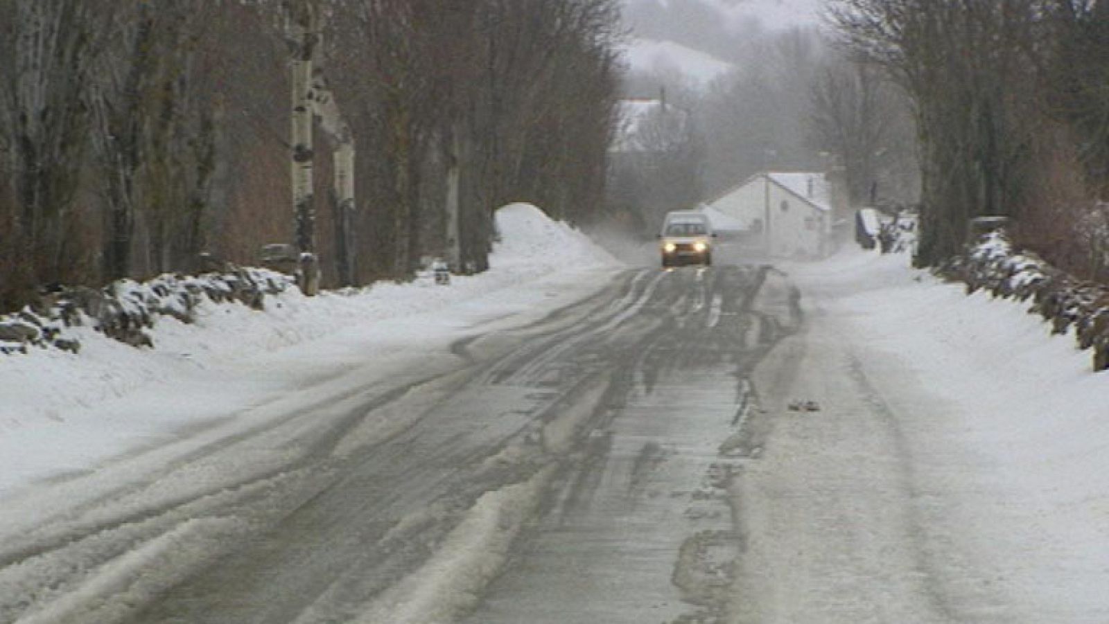 Mañana nevadas débiles en el interior y extremo norte peninsular y Baleares