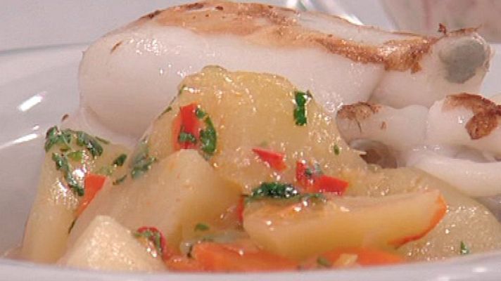 RTVE Cocina - Patatas guisadas con sepia