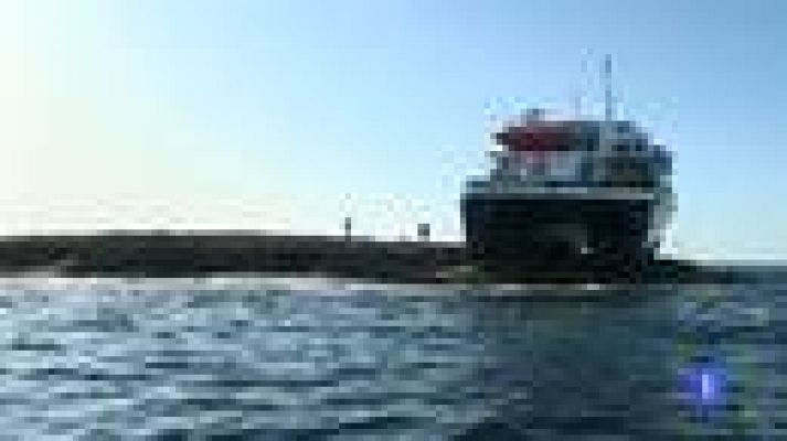 Telediario 1 - Encallado en Formentera