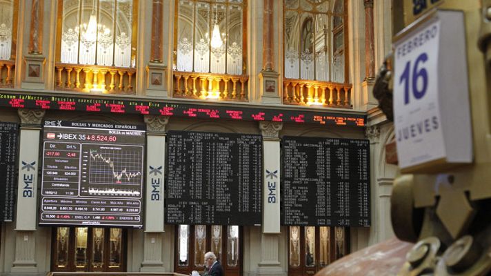 Telediario 1 - Caída de la bolsa