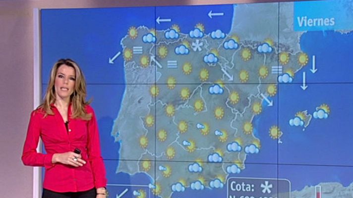 El tiempo - Lluvias débiles en el norte