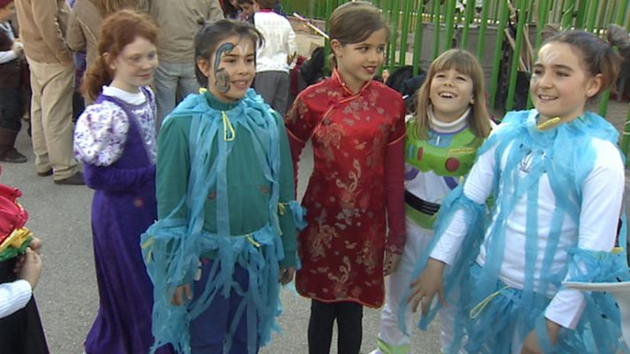 Telediario 1 - Los niños y el carnaval