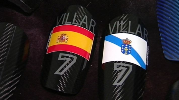 Telediario 1 - Un portero famoso por sus espinilleras