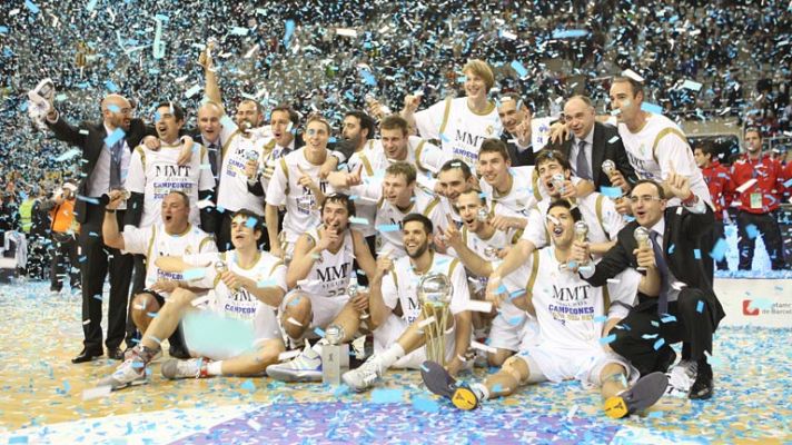 Telediario 1 - El Madrid gana su 23ª Copa de baloncesto frente al Barça