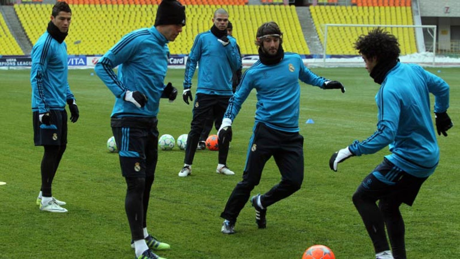 El Madrid se reta con el frío de Moscú | Ver