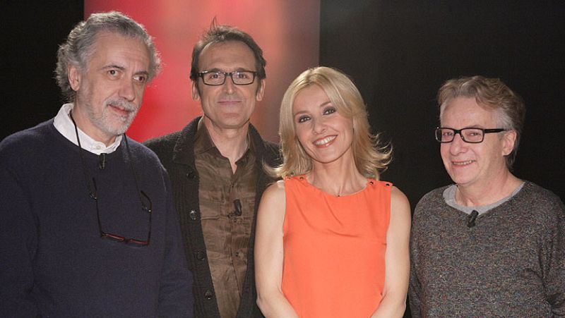 Fernando Trueba, Javier Mariscal y Alberto Iglesias en 'Versión española'