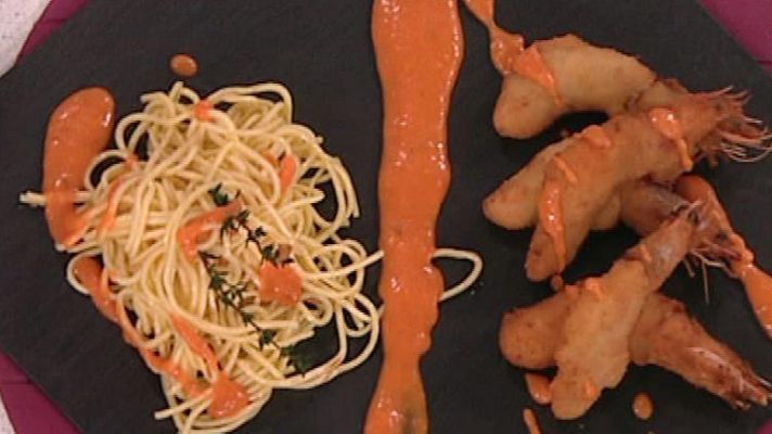 RTVE Cocina - Langostinos a la villaroy de queso