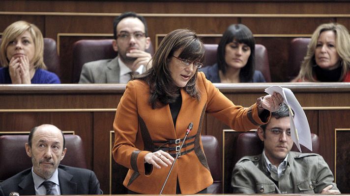 Informativo 24h - La portavoz socialista y la portavoz del Gobierno se enzarzan por los presupuestos y las protestas estudiantiles