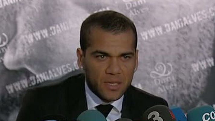 Telediario 1 - Alves apuesta por la continuidad de Guardiola
