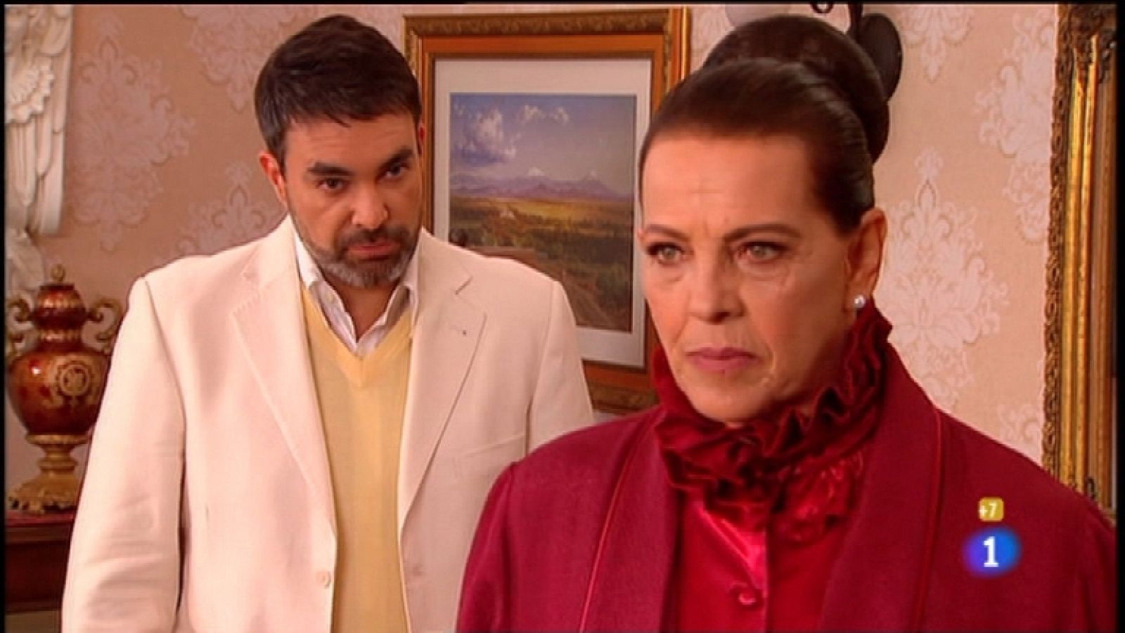 Cielo rojo - Capítulo 30 - Doña Loreto le ofrece a Daniela hacer un viaje por Europa para que olvide a Sebastián - Ver ahora