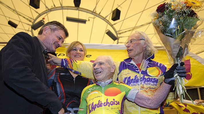 Telediario 1 - Récord ciclista a los 100 años