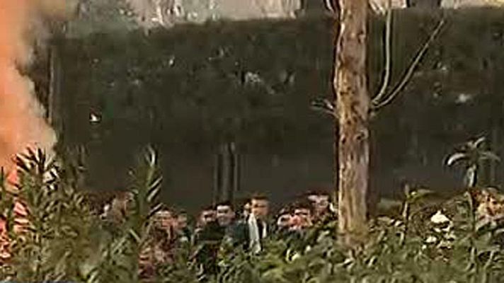  - Incidentes antes del Atlético - Lazio