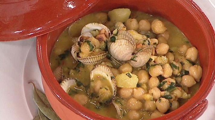 RTVE Cocina - Potaje de bacalao con mini pizzas