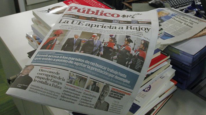 Telediario 1 - El cierre de "Público"