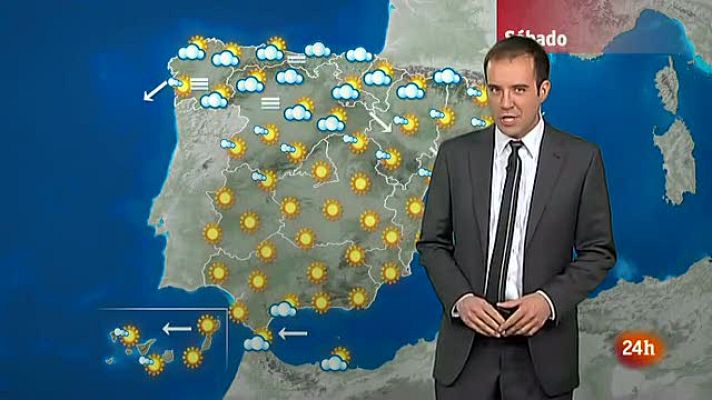 El tiempo - Predominio de cielos nubosos en todo el país
