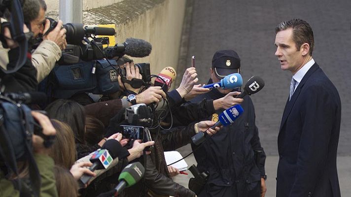  - Urdangarin llega a pie a los juzgados de Palma: "Vengo a demostrar mi inocencia"