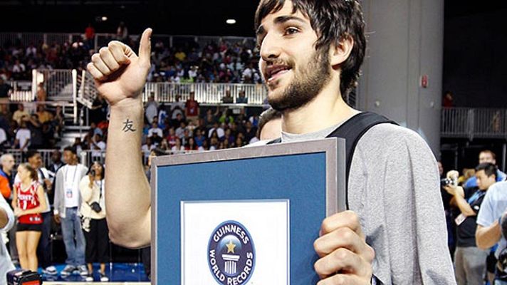 Telediario 1 - Récord mundial para Ricky Rubio en el All Star