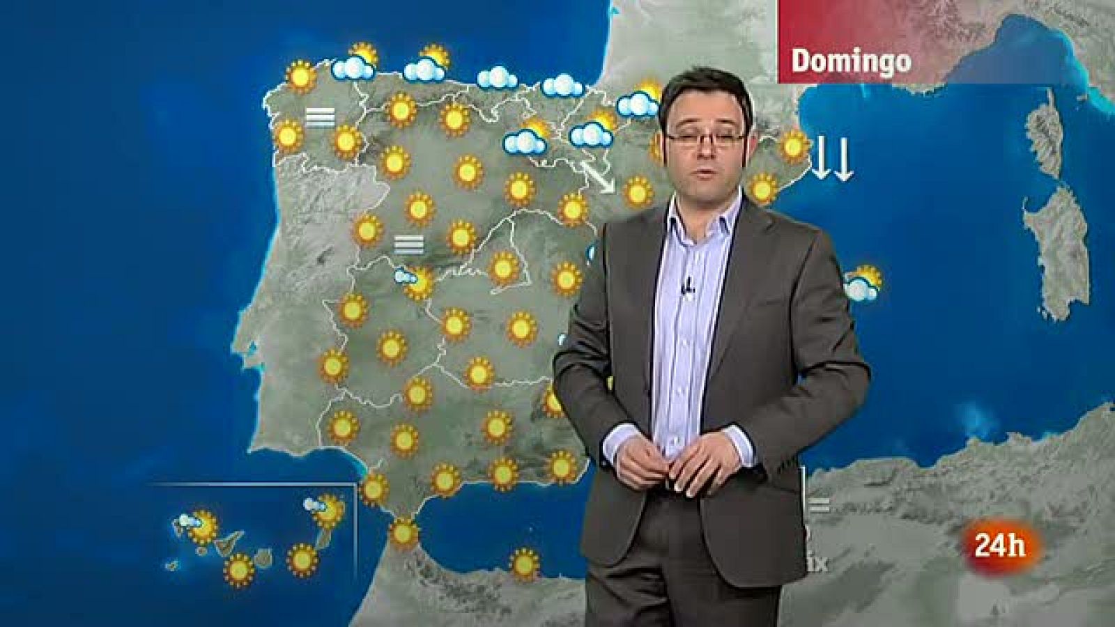 Viento fuerte en el Valle del Ebro nordeste de Gerona y Menorca - El tiempo | Ver