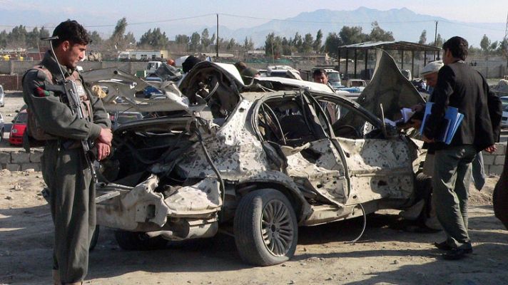 Telediario 1 - Al menos nueve muertos en un atentado suicida en Afganistán