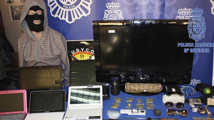 Telediario 1 - Detenida la banda Hermanos Latinos