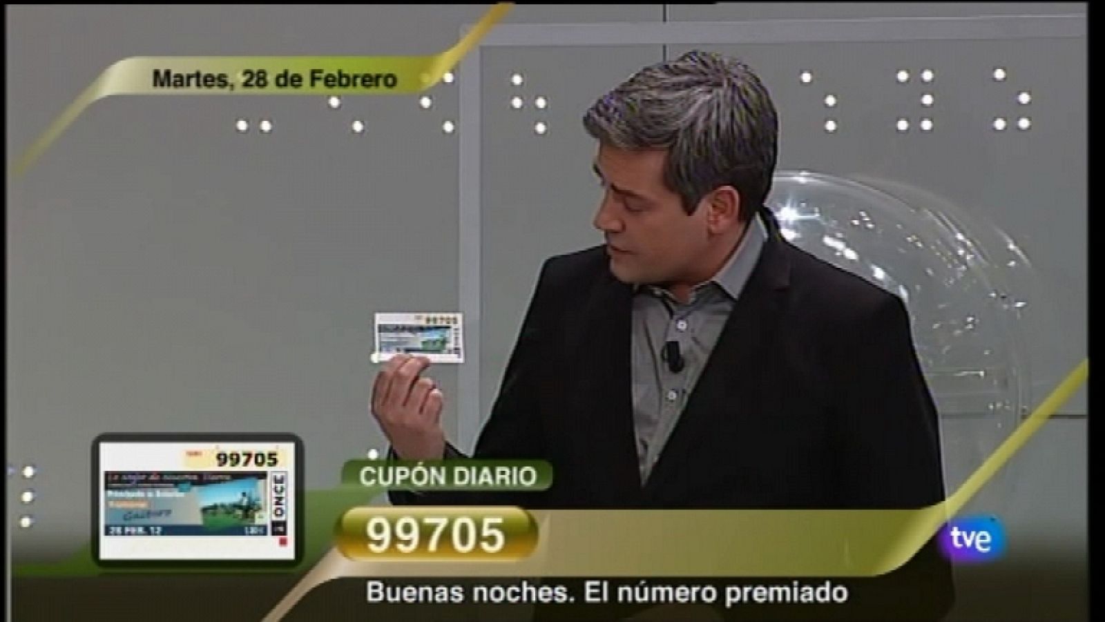 Sorteo ONCE - 27/02/12 - Ver ahora