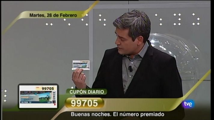Sorteos ONCE - Sorteo ONCE - 28/02/12