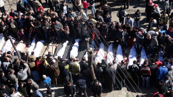 Informativo 24h - Tres periodistas, entre ellos un español, atrapados en la ciudad siria de Homs