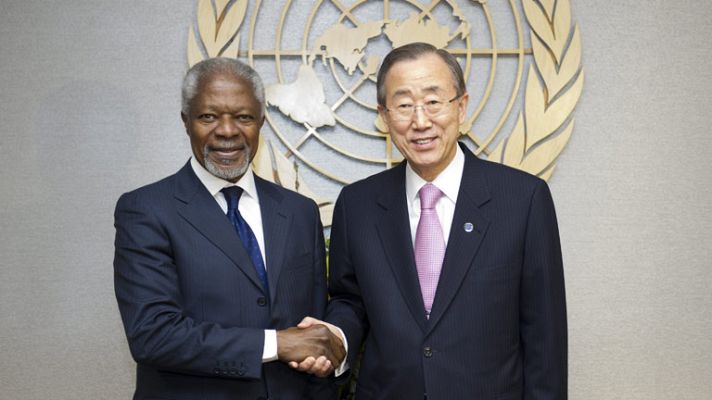  - El enviado especial de la ONU, Koffi Annan, viajará a Egipto para entrar a Siria "bastante pronto"