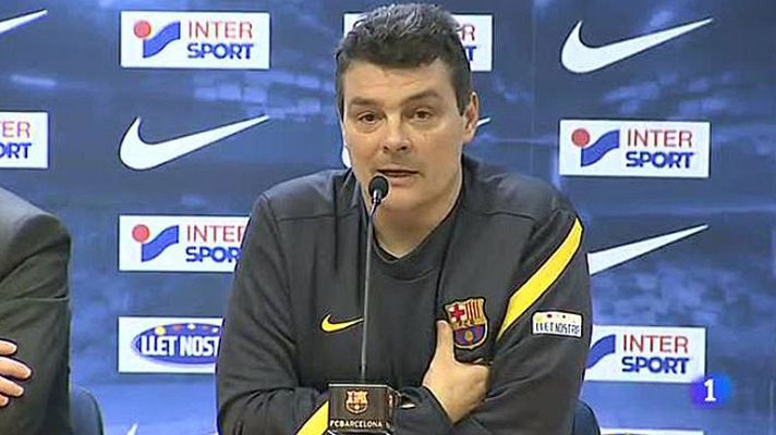 Telediario 1 - Xavi Pascual vuelve al trabajo