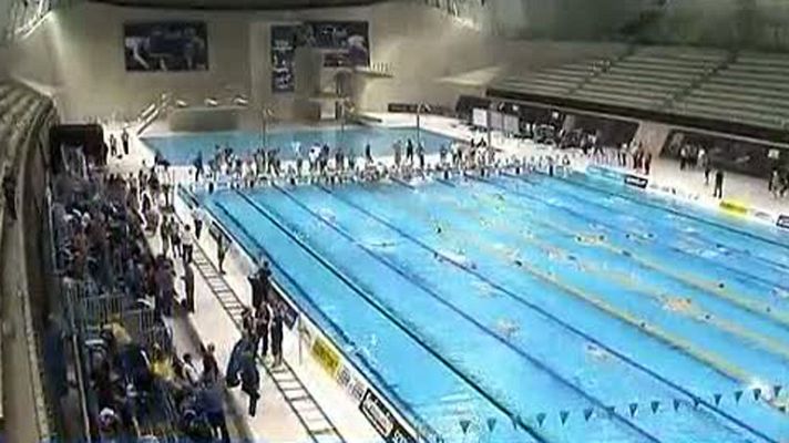 Telediario 1 - Examen al Centro Acuático de Londres