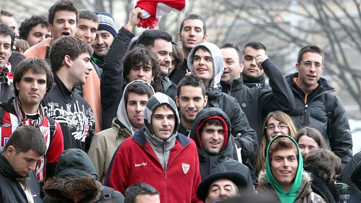 Telediario 1 - Ambiente de derbi en Bilbao