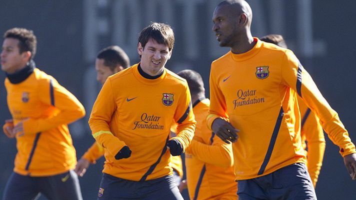 Telediario 1 - Un Barça mermado recibe al Sporting