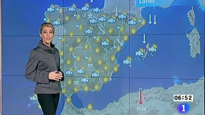 El tiempo - La nubosidad en el norte contrasta con los cielos despejados del sur