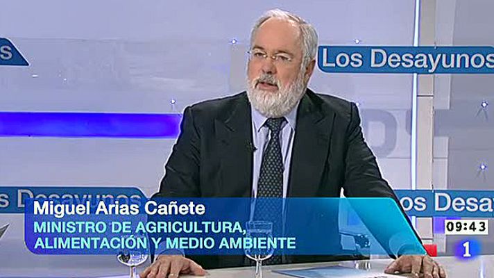 Los desayunos de TVE - Entrevista íntegra de Arias Cañete