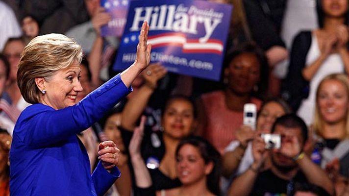 Fue noticia en el Archivo de RTVE - Empate de Clinton y Obama en el Supermartes de 2008