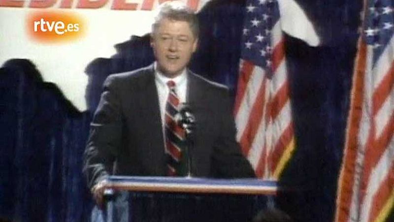 Bill Clinton da un paso de gigante para ganar la nominación del Partido Demócrata.