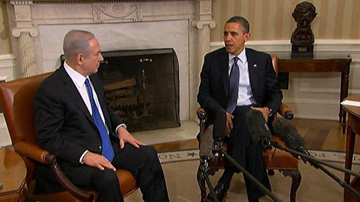Telediario 1 - Obama y Netanyahu sobre Irán