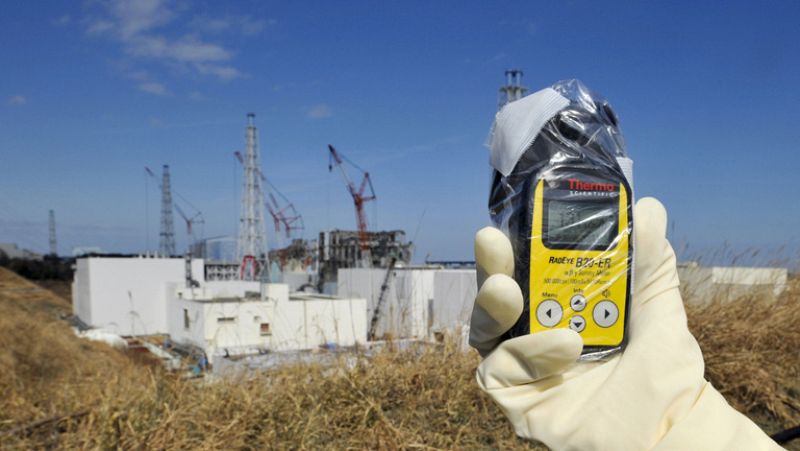 Un equipo de TVE entra en la zona de exclusión de la central nuclear de Fukushima