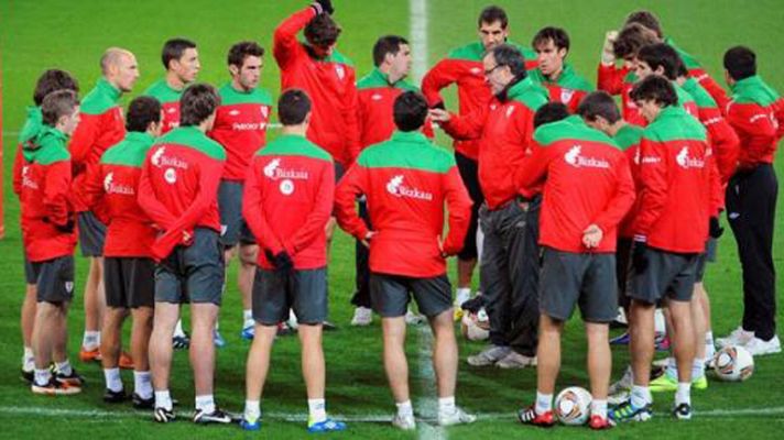 Telediario 1 - Los equipos españoles se conjuran para seguir en Europa League