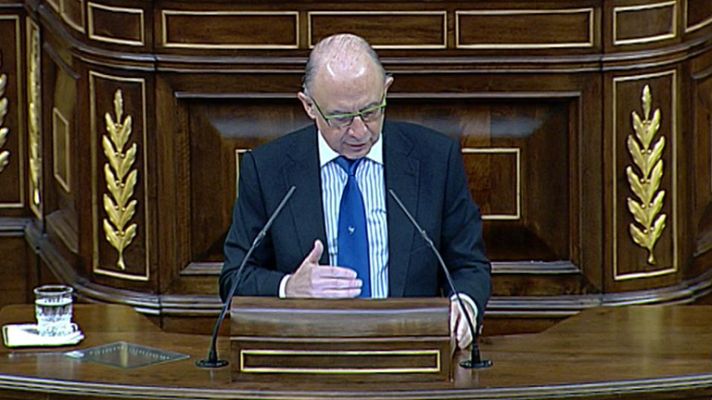 Telediario 1 - Debate en el congreso