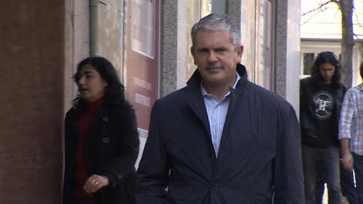 Telediario 1 - Crespo declara por caso Gürtel